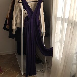 Purple jumpsuit by Maeve from Anthropologie